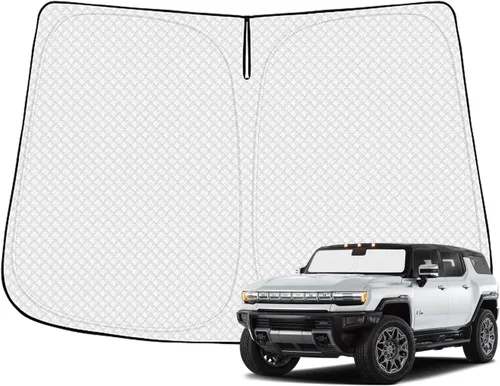 Vista 105 de Canvcle Parasol para parabrisas para Tesla modelo Y/3 2017-2025 2026 (compatible con modelos 2025 Y Juniper/2024 Modelo 3 Highland), parasol grueso