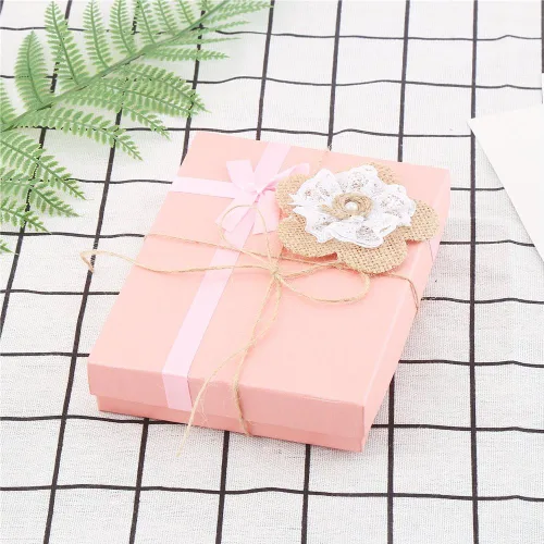 Vista 6 de DECORA 12 rosas de encaje de arpillera hechas a mano con perla para decoración de bodas y manualidades