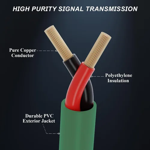 Vista 6 de Fat Toad Cable Speakon a Speakon de 50 pies (Serie Twist-LockPRO) – Cable verde de 12 AWG con conector para equipo de estudio, DJ y escenario