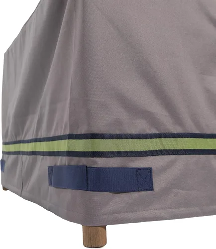 Vista 2 de DUCKCOVERS Soteria - Funda rectangular impermeable para mesa auxiliar/otomana de 32 pulgadas, para exteriores