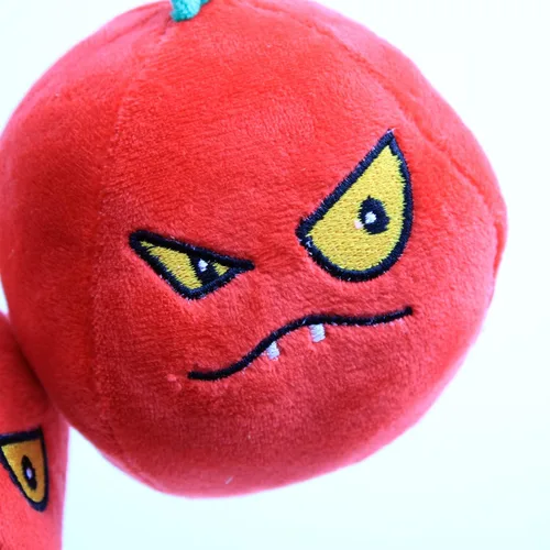 Vista 6 de Juguetes de peluche de plantas de peluche, figuras de muñeca de regalo de cumpleaños para niños (cerezas dobles)