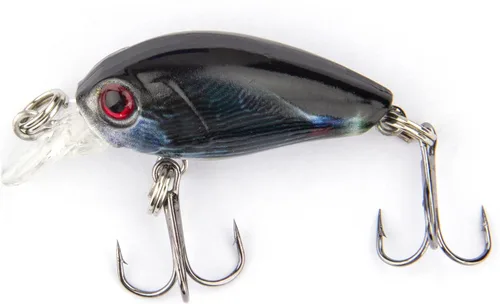 Vista 5 de Micro señuelos de pesca, cebos de crankbaits, mini señuelo de pesca Swimbaits Micro Crank Baits Topwater Señuelos para agua dulce y salada, semillas