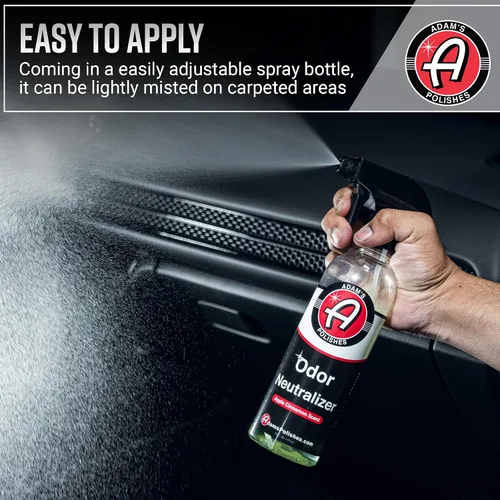 Vista 6 de Adam's Polishes Neutralizador de olores (manzana y canela, 16 onzas líquidas) – Ambientador en aerosol para automóvil que elimina los olores nocivos