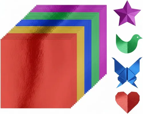 Vista 9 de Tenceur 50 hojas de cartulina negra de 12 x 12 pulgadas, hojas de papel metálico brillante con purpurina, papel de impresora cuadrado de 8.82 oz/m²