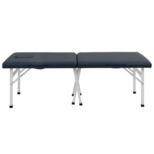 Vista 3 de Master Massage - Mesa de masaje portátil económica Harmon de 24 pulgadas, color azul rey