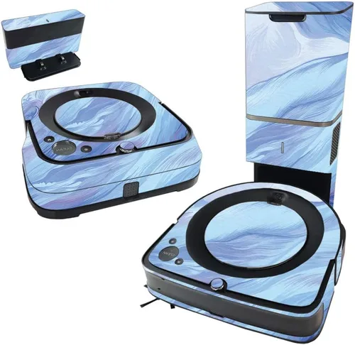 Vista 12 de MightySkins Skin compatible con iRobot Roomba s9+ Vacuum & Braava Jet m6 Bundle – Storm Cloud, funda de vinilo duradera y única Fácil de aplicar