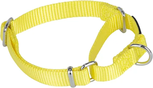 Vista 29 de Hyhug Collar Martingale para perros pequeños, color verde, resistente a prueba de escape, nailon duradero, sin hebilla, ideal para entrenamiento