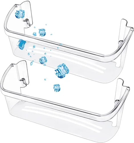 Vista 7 de Actualizado 242126602 - Estante de repuesto para puerta de refrigerador Frigidaire Electrolux, estante inferior de 2 estantes, estante lateral