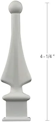 Vista 2 de Lanza de plástico cuádruple, se adapta a 1/2" cuadrado (10, blanco)