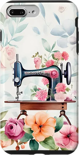 Vista 12 de Funda de costura floral vintage para máquina de coser iPhone 16