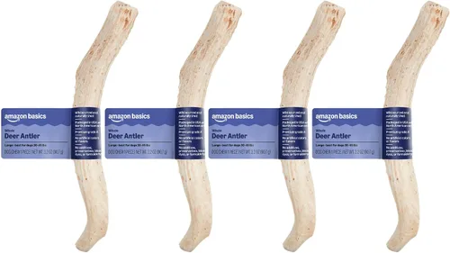 Vista 9 de Marca Amazon – Wag Dog Deer Antler masticable, desprendido naturalmente. Entero, pequeño, de larga duración para masticadores agresivos, mejor