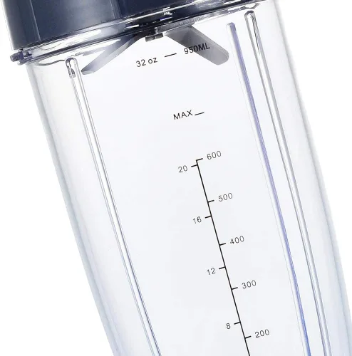 Vista 4 de Piezas de repuesto para licuadora Nutribullet, tazas de 32 oz y 24 oz con cuchilla extractora de repuesto, compatible con licuadoras Nutri Bullet