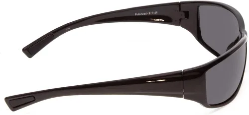 Vista 4 de P-44 Gafas de sol polarizadas unisex o gafas de sol bifocales 2.598 in, Negro (Gloss Black FrameGrey Lens)