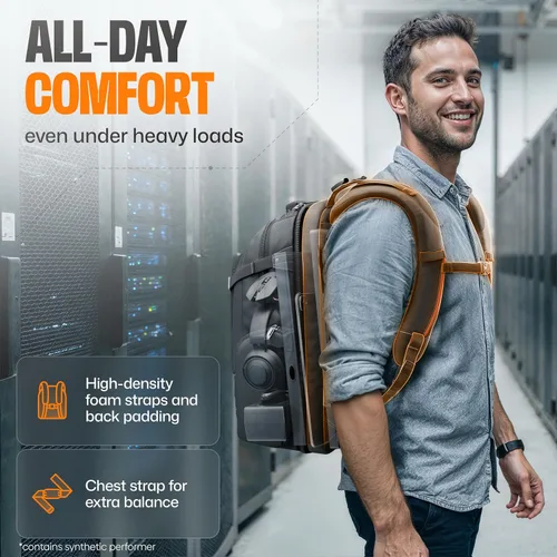Vista 5 de Everki (EKP120) mochila para portátiles de hasta 18.4 pulgadas