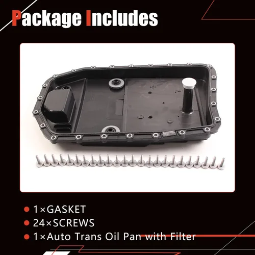 Vista 4 de AUCERAMIC 6HP19 Bandeja de aceite de transmisión 24152333907 para BMW 128i 328i 528i 135i 323i 325i 325xi 328xi 330i 330xi 335i 335xi 525i