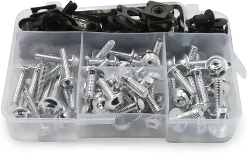 Vista 8 de Kits de carrocería 195 piezas de tornillos de fijación de pernos de carenado para Yamaha R1 R6 R3 FZ1 FZ6 FZ8 FZ8 FZ07 FZ09 MT03 MT07 MT09 MT10 XJ6