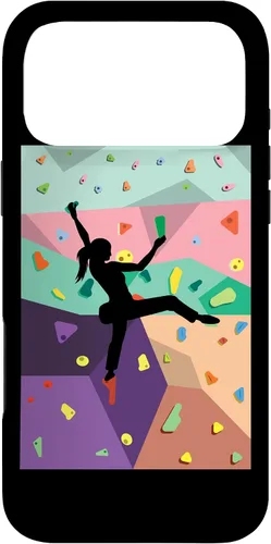 Vista 22 de Cute Colorful Rock Climbing Bouldering Wall Climber Case for iPhone 17