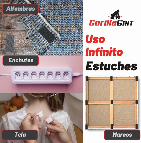 Vista 5 de Tiras de cinta autoadhesivas de gancho y bucle, correas de 1 x 4 pulgadas de ancho, cierre de cinta adhesiva resistente, 15 tiras (negro)