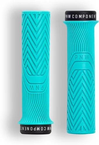Vista 10 de PNW Components Puños Loam MTB Bike – Puños para manillar de bicicleta de montaña Blackout