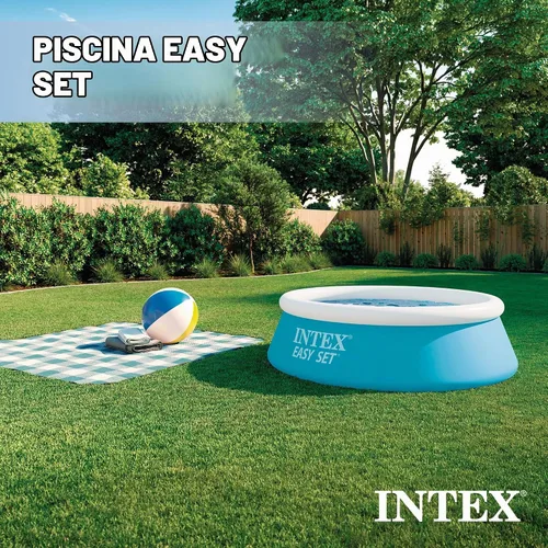 Vista 3 de INTEX Easy Set - Anillo inflable de 6 x 20 pulgadas para piscina sobre