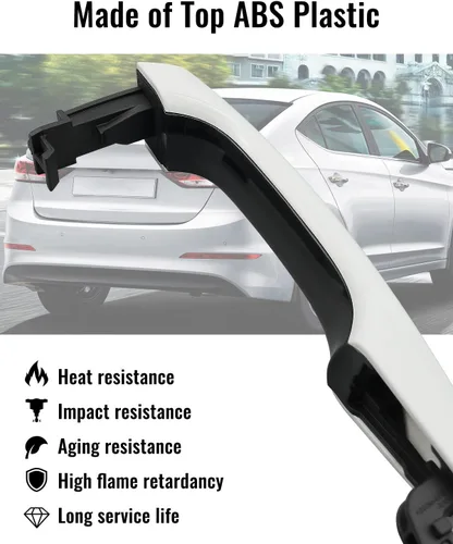 Vista 3 de 4 manijas exteriores de puerta exterior con cubierta de manija para Hyundai Elantra Sedan 2017-2020 Reemplazar 82661F0010 82662F0020