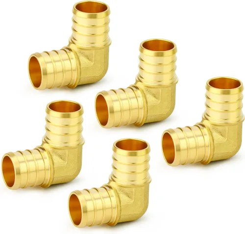 Vista 18 de GASHER 10 piezas sin plomo latón 1 "acoplamiento Pex, accesorios Pex de 1 pulgada para tubería Pex