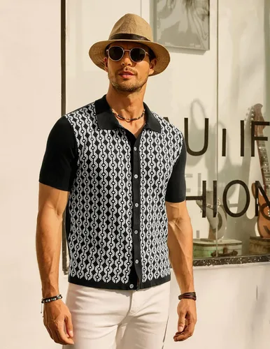 Vista 2 de PJ PAUL JONES Camisas polo vintage de los años 70 para hombre
