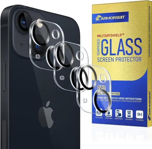 Vista 22 de ArmorSuit [Paquete de 2+2] para Google Pixel 6 [6.4 pulgadas] Protector de pantalla de vidrio templado + protector de lente de cámara compatible
