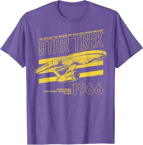 Vista 9 de Star Trek: The Original Series Enterprise '66 Collegiate Camiseta Negro