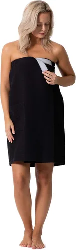 Vista 24 de Robe Direct Quick Dry, Lightweight Waffle Spa/Bath Wrap with Adjustable Closure & Elastic Top