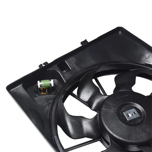 Vista 6 de Reemplazo del conjunto del ventilador de enfriamiento del condensador del radiador para 2014-2016 Elantra 2015-2016 Forte 2015 Forte Koup 12V