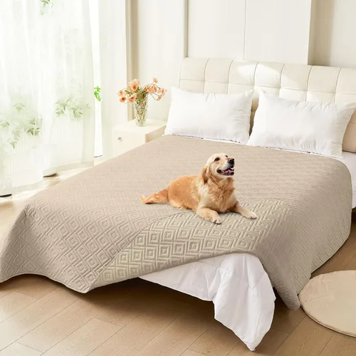 Vista 85 de hyha Manta impermeable para perros, funda suave para cama de perro, mantas para mascotas, funda impermeable para sofá y sillón para perros lavable