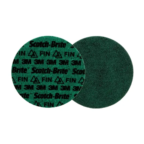 Vista 18 de Scotch-Brite Disco de acondicionamiento de superficie de precisión, PN-DH, mediano, 4-1/2 pulgadas x 7/8 pulgadas, accesorio de gancho y bucle