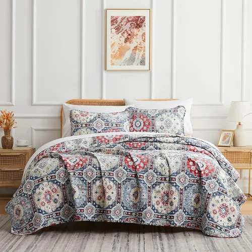 Vista 12 de Southshore Fine Linens, The Brickyard Collection -Juego de edredón ligero