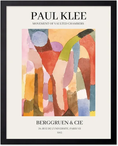 Vista 102 de Poster Master Póster vintage de Paul Klee – Impresión retro de cómicos – Arte de dibujo – Arte abstracto – Regalo para hombres y mujeres – Estilo-09