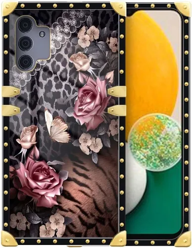 Vista 23 de Funda compatible con Samsung Galaxy A13 5G, 4 libélulas en la flor para mujeres y niñas, funda protectora de TPU suave a prueba de golpes