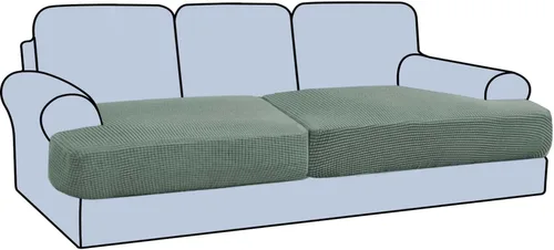 Vista 43 de H.VERSAILTEX Funda elástica para sillón con cojín en forma de T, fundas de cojín en T para sillón y sofá de sala de estar, funda para sofá, funda