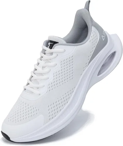 Vista 2 de QAUPPE Tenis deportivos deportivos para hombre, tenis deportivos para gimnasio, talla 7-13 de EE. UU