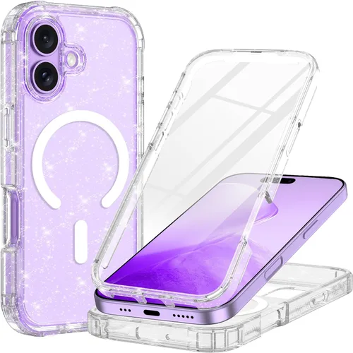 Vista 43 de Hekodonk Funda para iPhone 15 Pro Max, compatible con Magsafe [protector de pantalla de vidrio templado integrado y protección de lente de cámara]