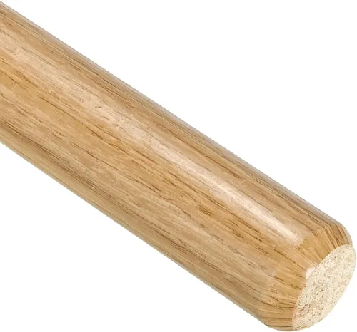 Vista 3 de PATIKIL Mango de pala de madera de 7 pulgadas, paquete de 3 manijas de pala de jardín de repuesto para palas de ojo redondo