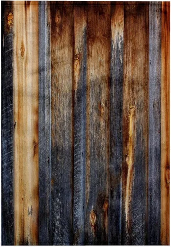 Vista 7 de 3dRose Toalla de mano de baño de 22 x 30 - Texturas de aspecto de madera de granero marrón