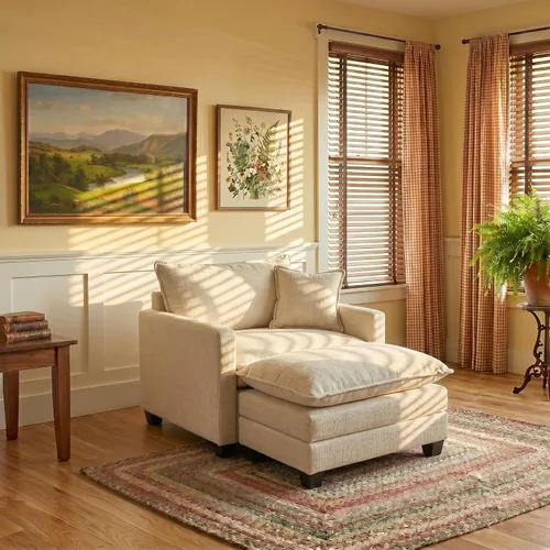 Vista 56 de Sofá modular modular de felpilla beige de 78 pulgadas para sala de estar, sofá modular de felpilla beige para sala de estar, sofás para sala