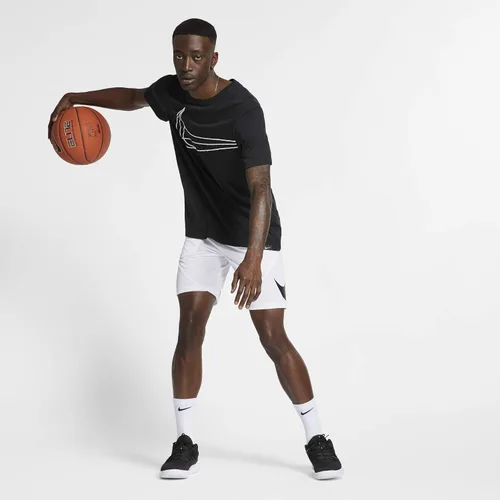 Vista 45 de Nike HBR - Pantalones cortos de baloncesto para hombre