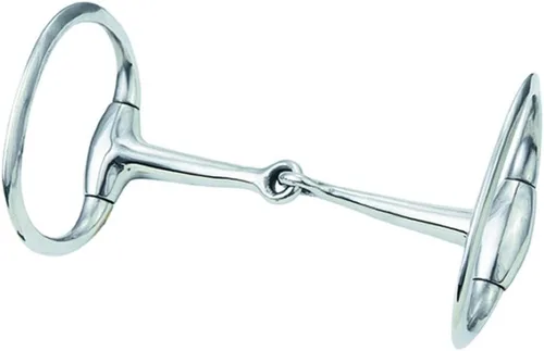 Vista 3 de Weaver EquineTom Thumb Bit, 5" Roller Mouth, Stainless Steel