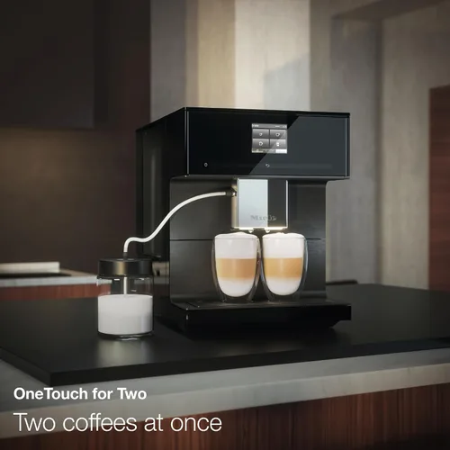 Vista 5 de Miele CM 7750 Cafetera automática CoffeeSelect - OneTouch para dos, AromaticSystem, 10 perfiles individuales, DoubleShot, CupSensor, compatible