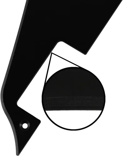 Vista 4 de FLEOR Juego de tornillos de placa trasera de golpeador de 1 capa, anillo de interruptor y soporte, ajuste LP Style Guitar Pickguard Reemplazo