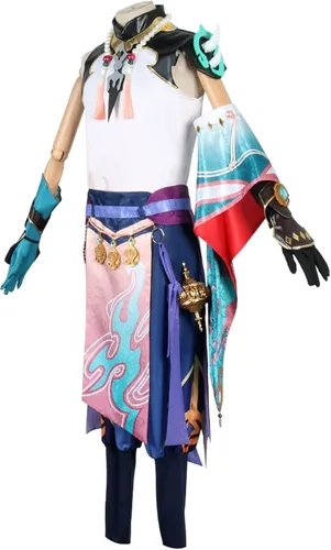 Vista 2 de Soyusunny Genshin Impact Klee Hu Tao Venti - Disfraz de Halloween para cosplay