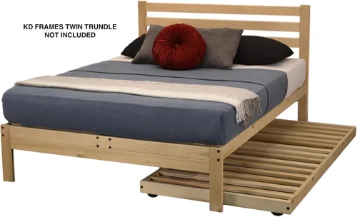 Vista 6 de KD Frames Lexington - Cama de plataforma, individual XL, sin terminar