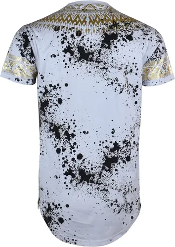 Vista 3 de SCREENSHOTBRAND-730 playera premium estilo hip hop hipster - playera de moda con cierre lateral larga con estilo para hombre