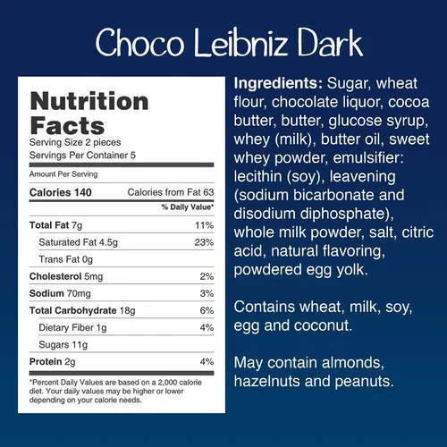 Vista 2 de Bahlsen Choco Leibniz Dark Cookies (3 cajas)
